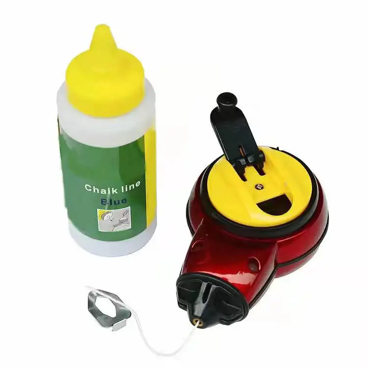 Hot Sale 3Pcs Chalk Line Reel Hand Woodworking Tool Chalk Line Reel And Building Chalk Line For Renovation Workers