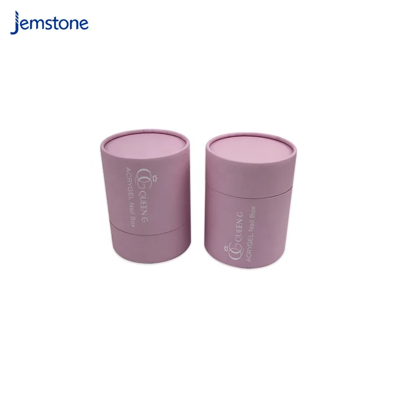 Custom Unique Kraft Paper Tube Container Cylinder Cardboard Packaging for Boob Tape Breast Cover