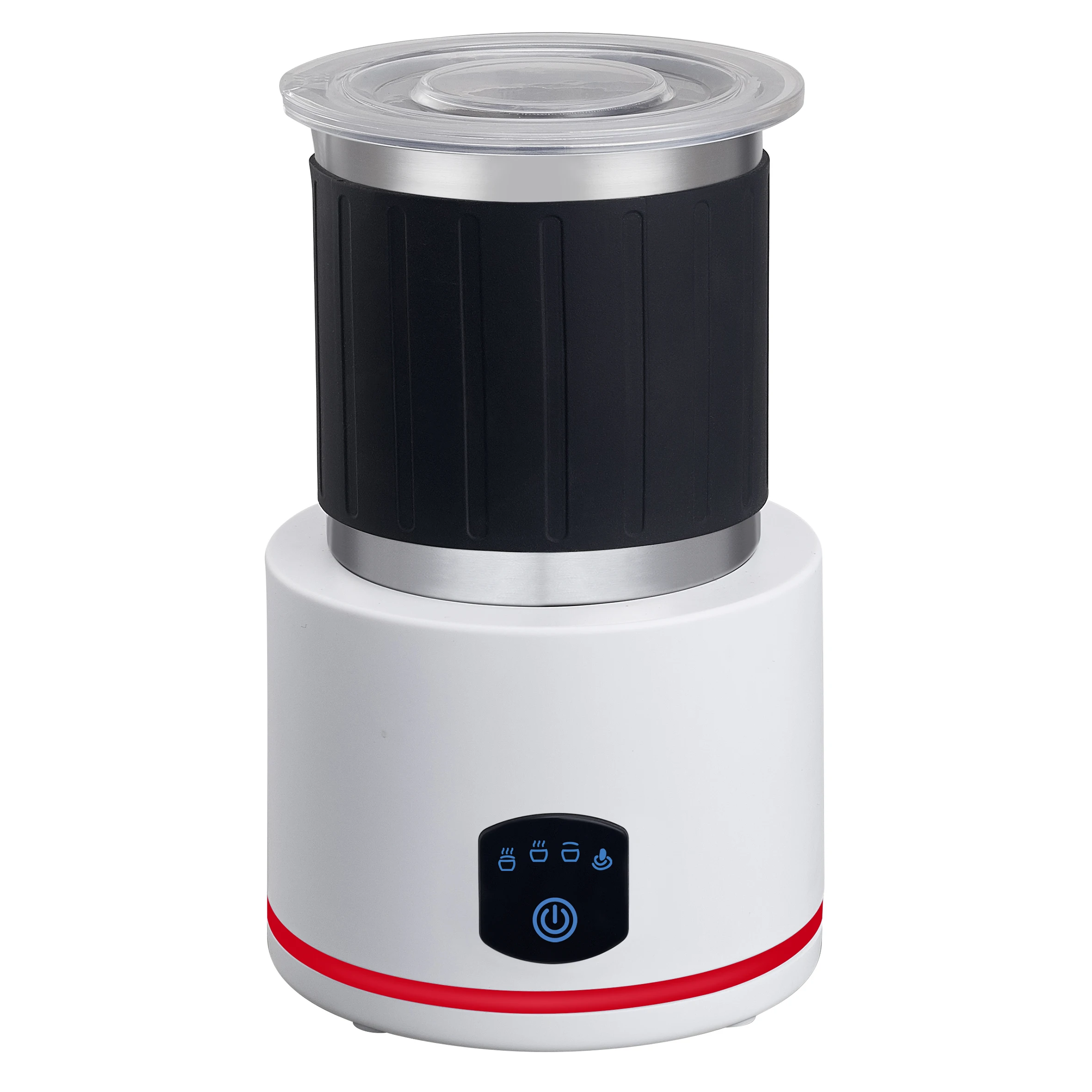 New design Black White Warm Milk Foamer Machine Coffee Milk Foam Maker Automatic Electric Milk Frother