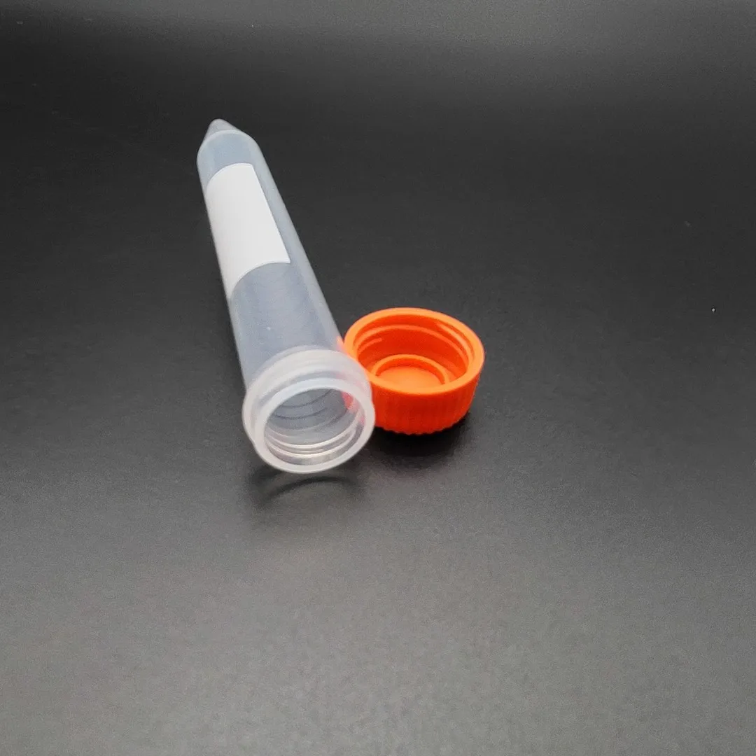 15ml   Clear PP Material Conical Bottom Centrifuge Tube with Screw lid