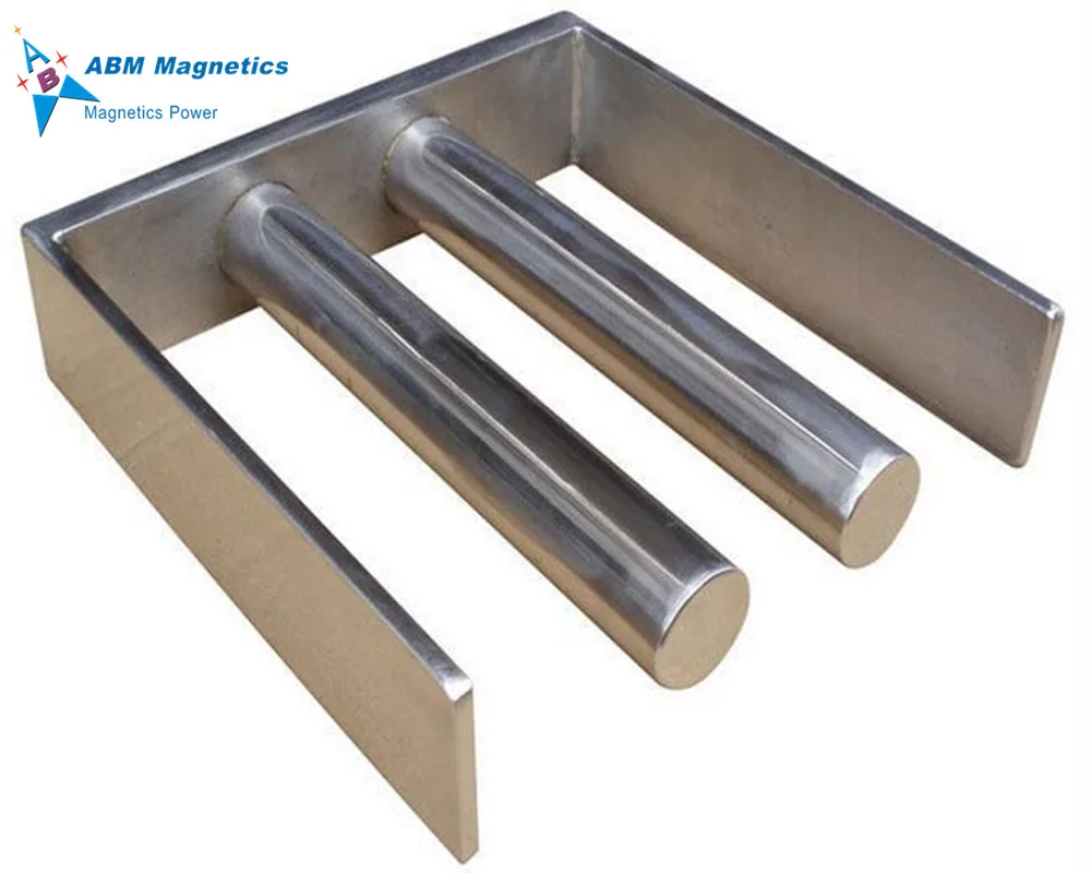 Bar Neodymium Magnetic Separator For Metal Detect Magnetic Bar Magnet 12000 Gauss 16000 Gauss Magnet Separator Bar