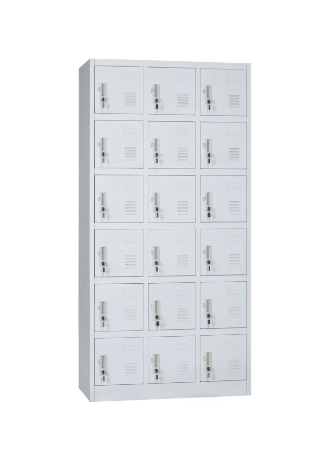 Armoire vestiaire metallique modern laminate locker steel locker 18 doors metal locker