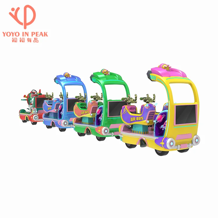 Kids And Adults Fun Tourist Train Battery Operated Trackless Train For Sale