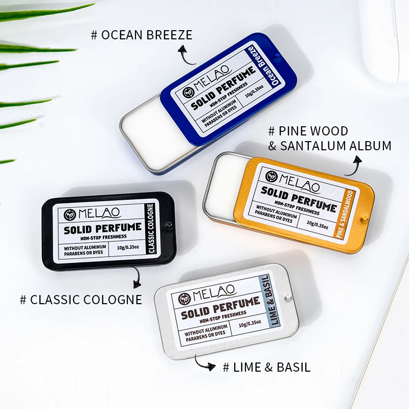 Custom Solid Perfumes for Women and Men  Body Fragrance Cream Alcohol-free woody orange perfume & fragrance Deodorant Stick