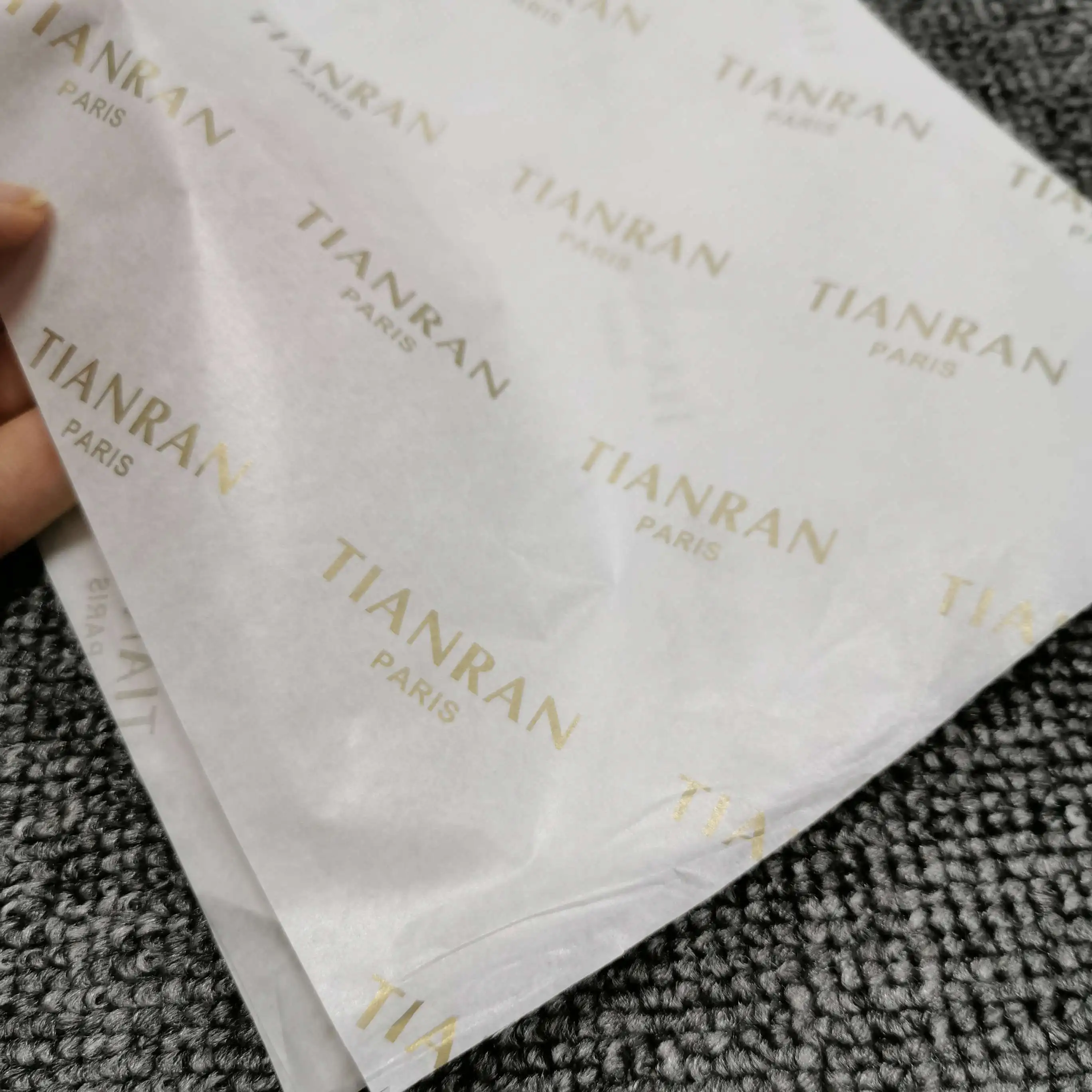 
custom logo Cheap shoes handbag gift Packing Tissue Wrapping Paper 