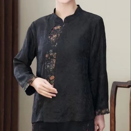 China Traditional women summer silk improved cheongsam dress western style 2021