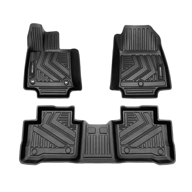 Customized auto foot mats pad tpe car floor mat for ford ranger