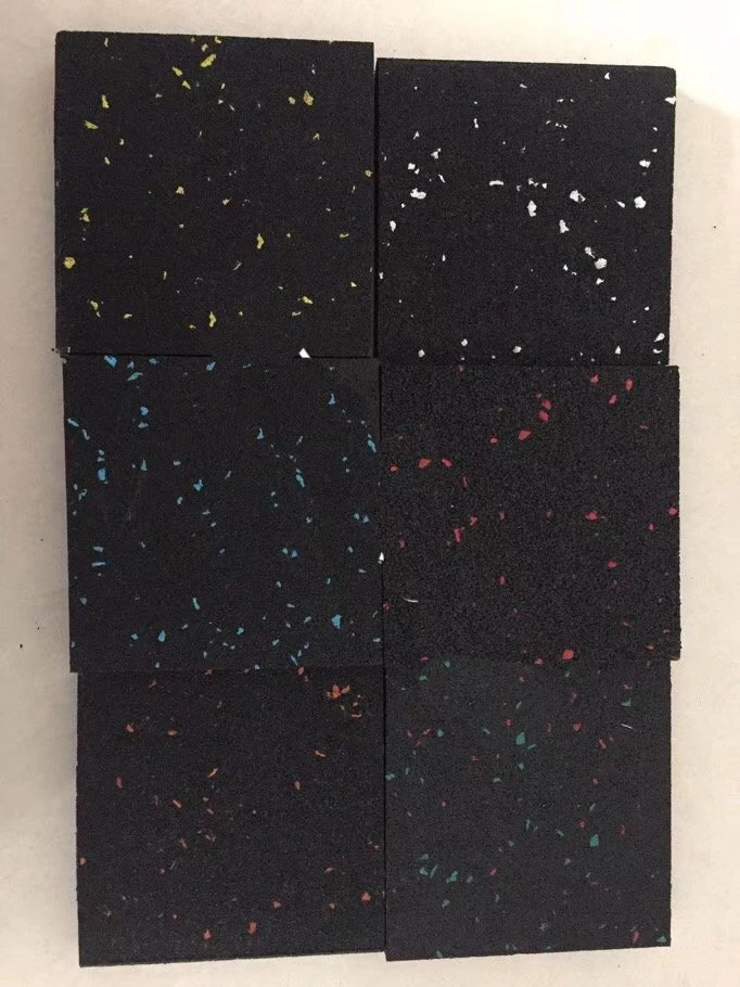 
10 mm gym center shock absorbing rubber with EPDM Granules flooring 