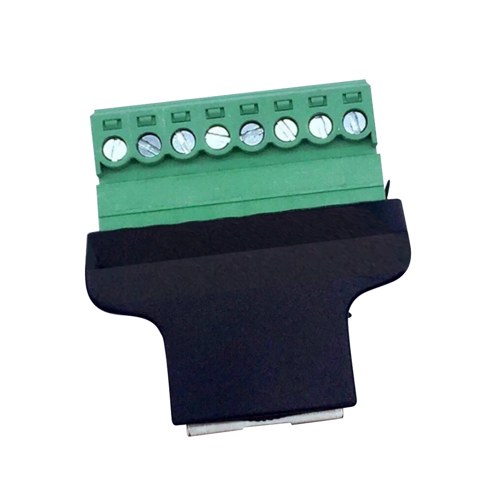 New Network Connector RJ45 Socket To 8-Bit Terminal RJ45 To 8Pin Solderless Adapter Terminal