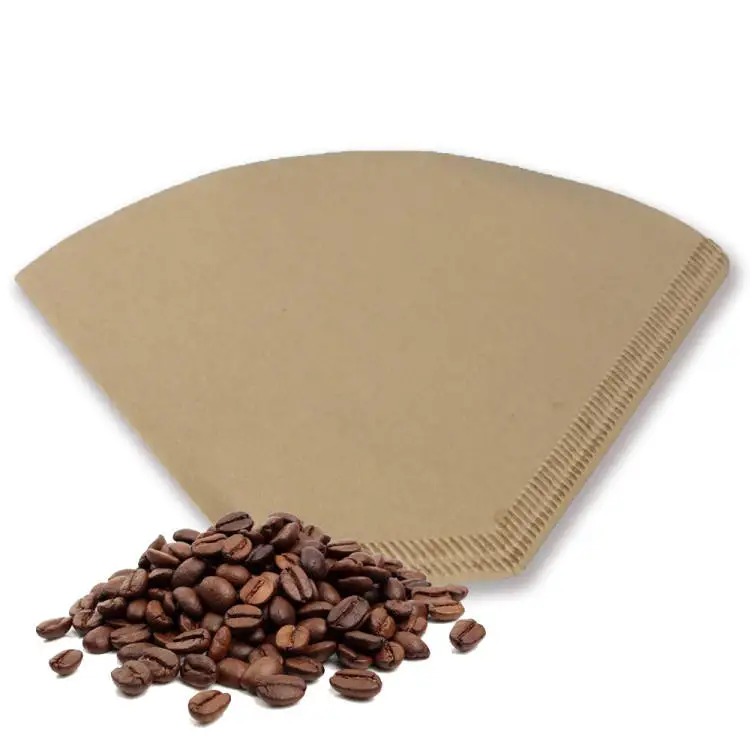 Оптовая продажа фильтры для кофе из древесной целлюлозы V01 V02 фильтровальная бумага мокко