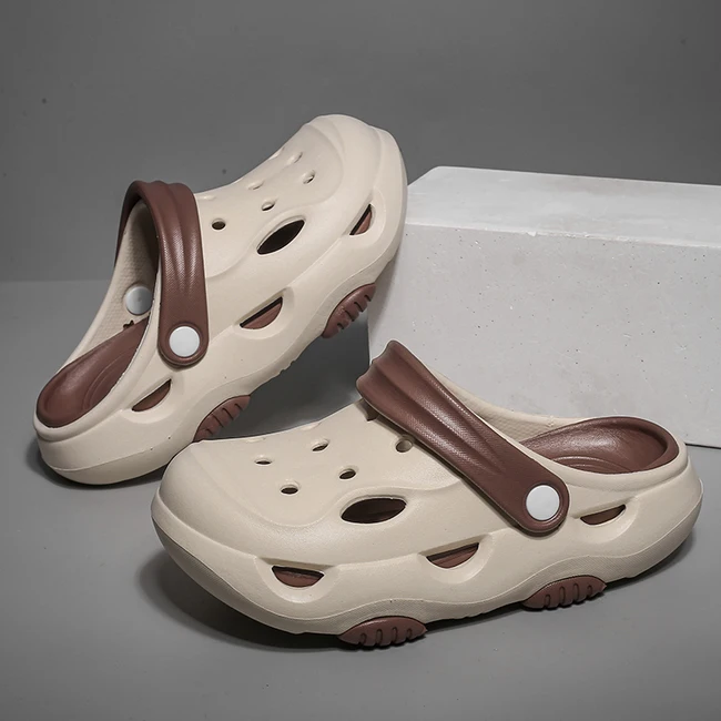 Hedian Factory Customized Logo EVA Popular Designs Cute Cartoon anti-slip  bath Kids Baby Clogs Unisex Outdoor  Slipper clogs