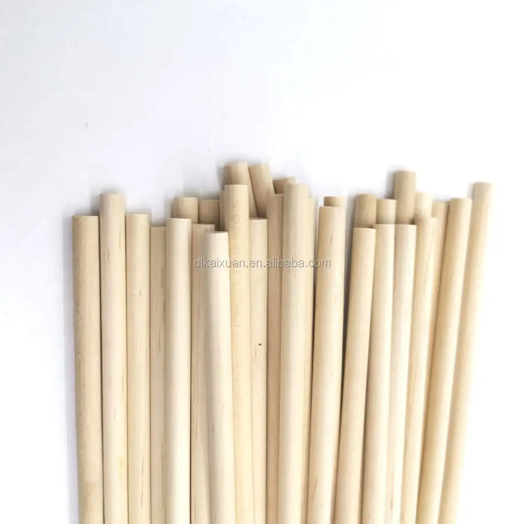 Dalian customized OEM birch wooden round popsicle stick