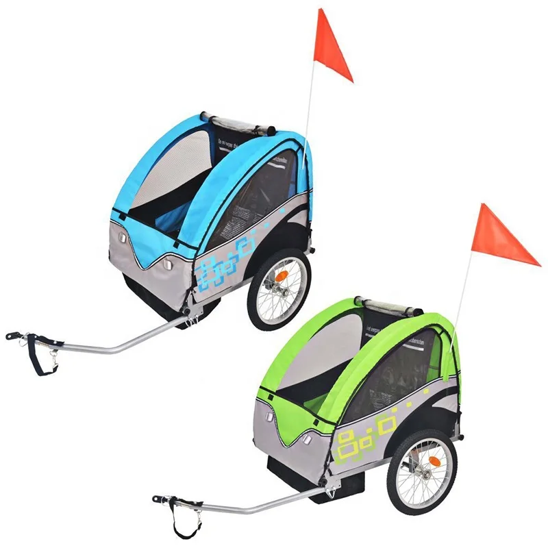 Amazon hot models baby carrier / bike trailer for children baby dog pet 004 EN15918 EN1888 certification burst baby pet carriage