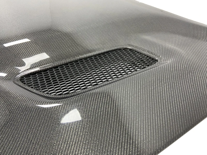 For 2015-21 Dodge Charger SRT Hellcat Redeye Style Carbon Fiber Front Hood Bonnet with vents