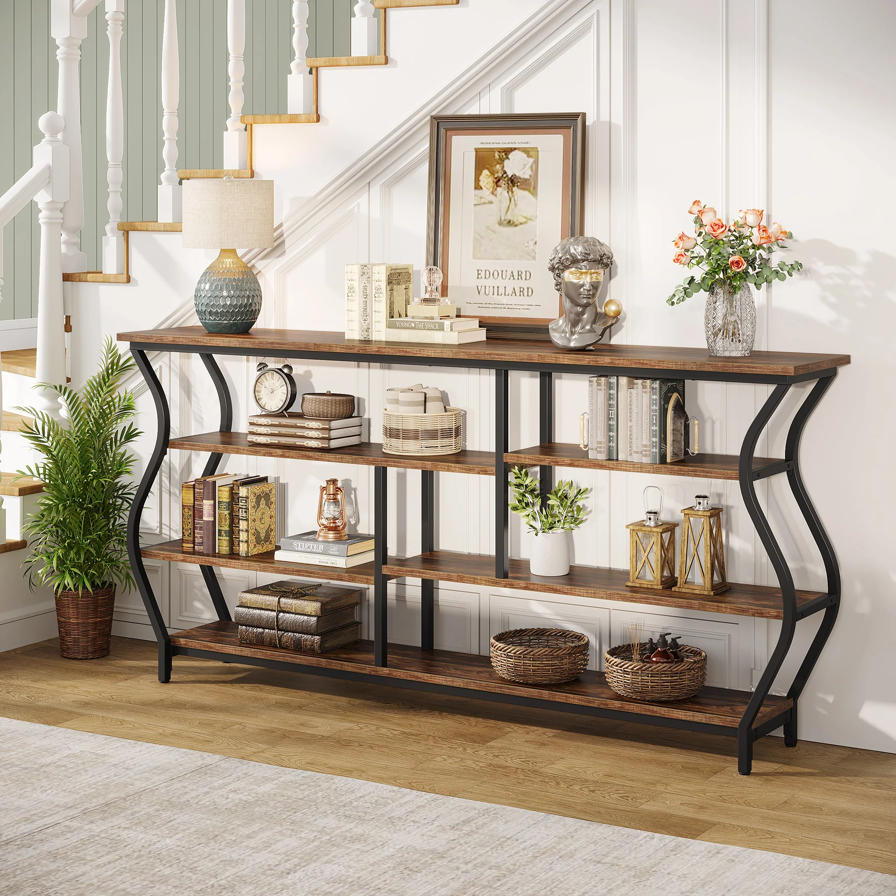 Tribesigns70.9 Inches Luxury Living Room Furniture Modern Console Table for Living Room/Hallway/Entryway