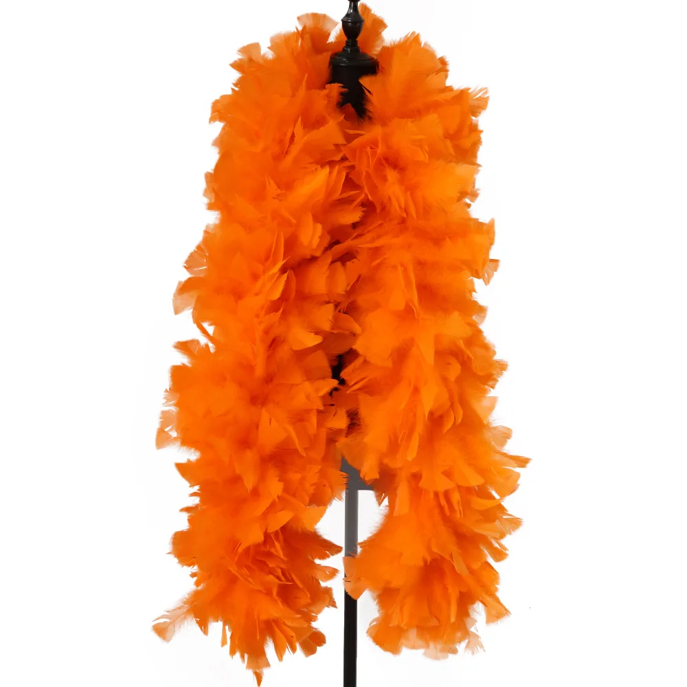 High Quality 200 Gram  2 Meter Turkey Marabou Feather Boas A variety of colors Stage Performance Costume Decoration