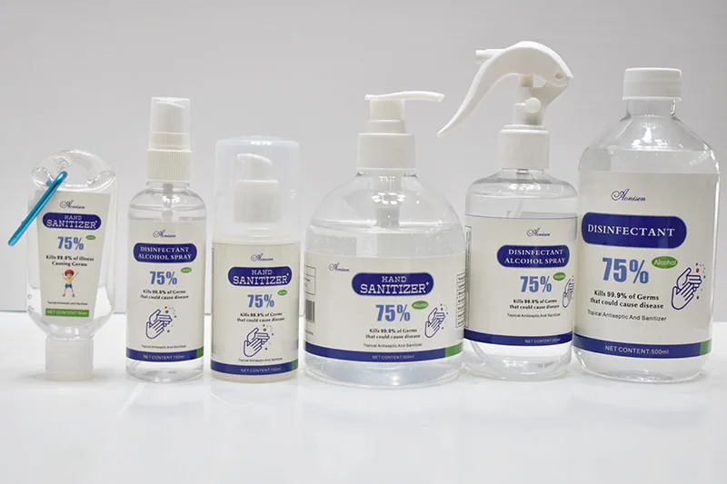 Pocket Size 2 Oz 1 Oz Hand Sanitizer Gel Aloe Moisturizing Hand Sanitizer Perfume Fragrance Fruity Hand Sanitizer With Customize