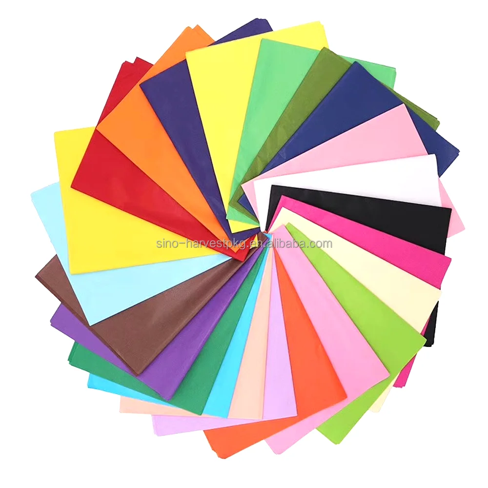Высокое качество смешанный цвет сплошной оптовая продажа цветная листовая бумага продукты подарочная упаковка