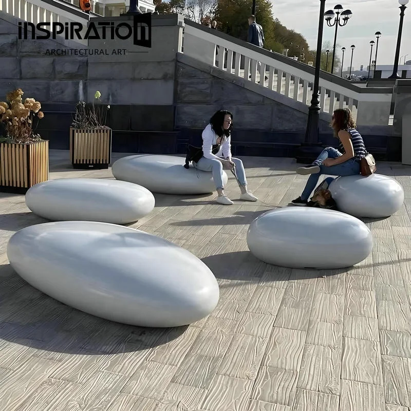 Garden design simulated cobblestone sculpture  simulated cobblestone sculpture