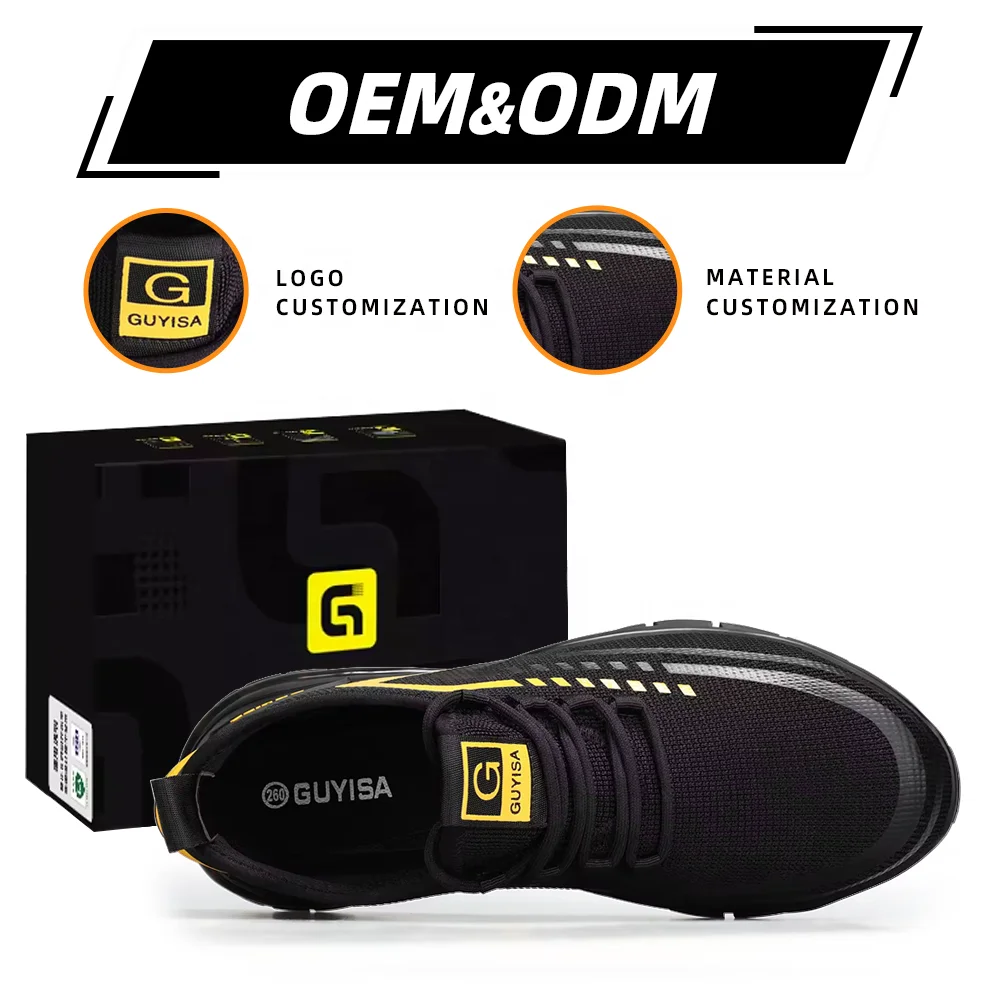 Wholesale Lightweight Air Cushion Sports Steel Toe Manufacturer Composite Site Work Safety Shoes