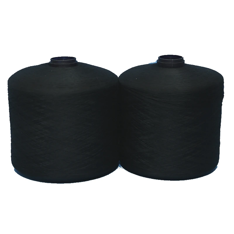 100% Polyester Spun Yarn for Sewing Thread, Black, 40s/2, 50s/2, 60s/2