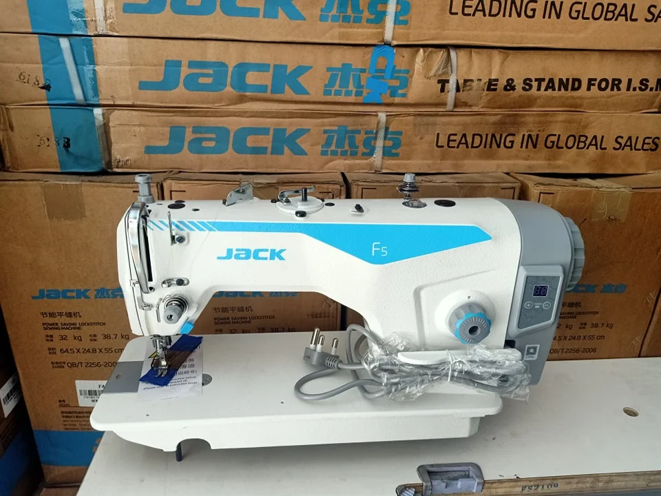Jack F5 direct-drive energy-saving motor single-needle lockstitch sewing machine with lower price and automatic sleep function
