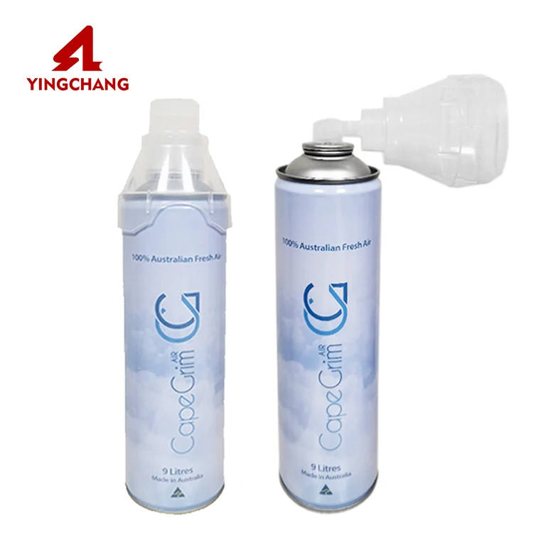 refillable oxygen tinplate empty aerosol can