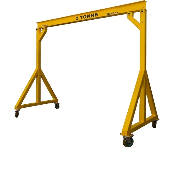 3 Ton Simple Structure 4 Wheels Mini Gantry Crane