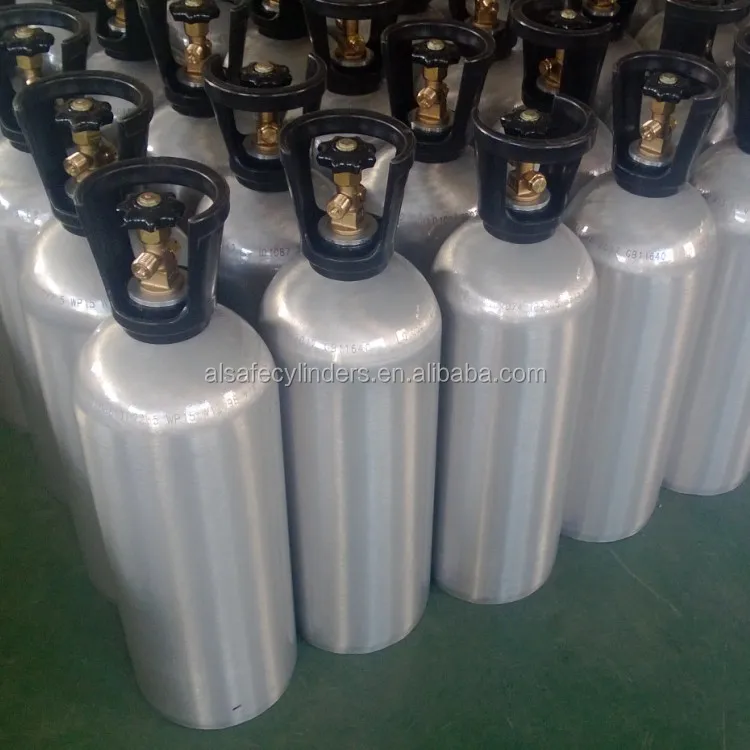 Alsafe Manufacturers carbon dioxide seamless cylinder Co2 industrial gas cylinders Bottle