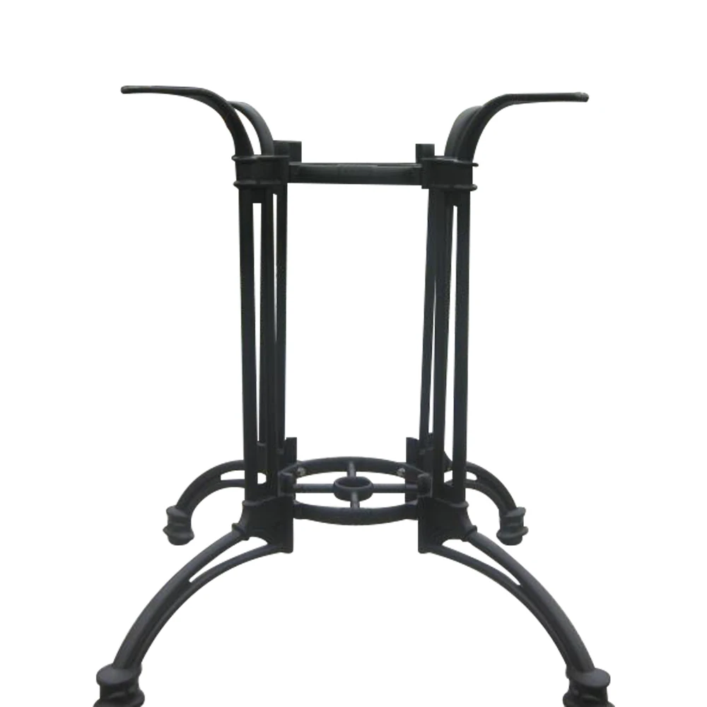 good quality cast  aluminum horseshoe four feet material table base