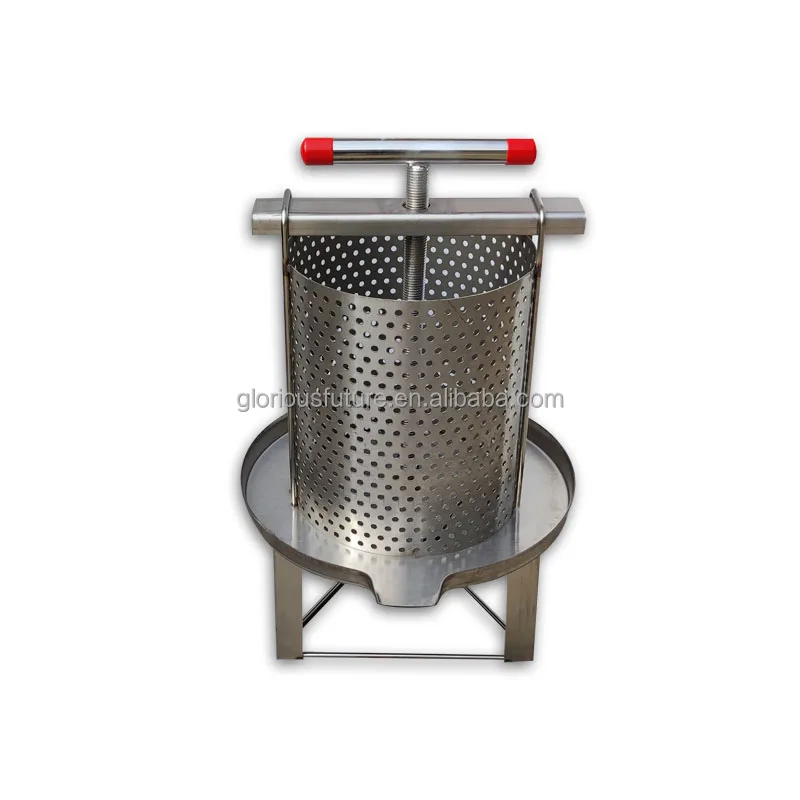 Мед воск прижимной открывалка для бутылок из нержавеющей стали ручной пчелиного меда пресс-машина