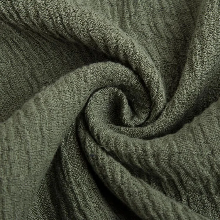 Manufacturers wholesale price belgian french 100% flax linen yarn dyed shirting fabrics crinkle pure linen fabric for clothing