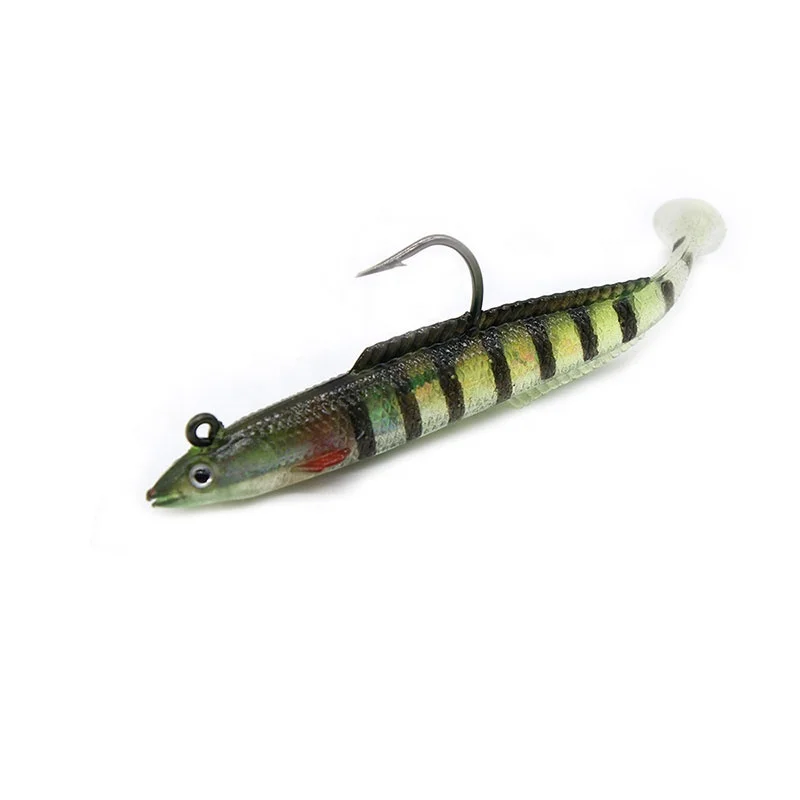 Top Quality Afishlure Fishing Soft Lure Soft Sea Eel False Bait Paddle Tail Sand Eel Artificial Lure