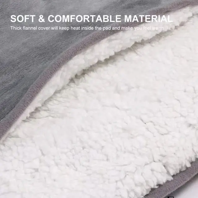 Electric Heated Foot Warmer with Massager Winter Warm Home Thermal Equipment for Feet Heating