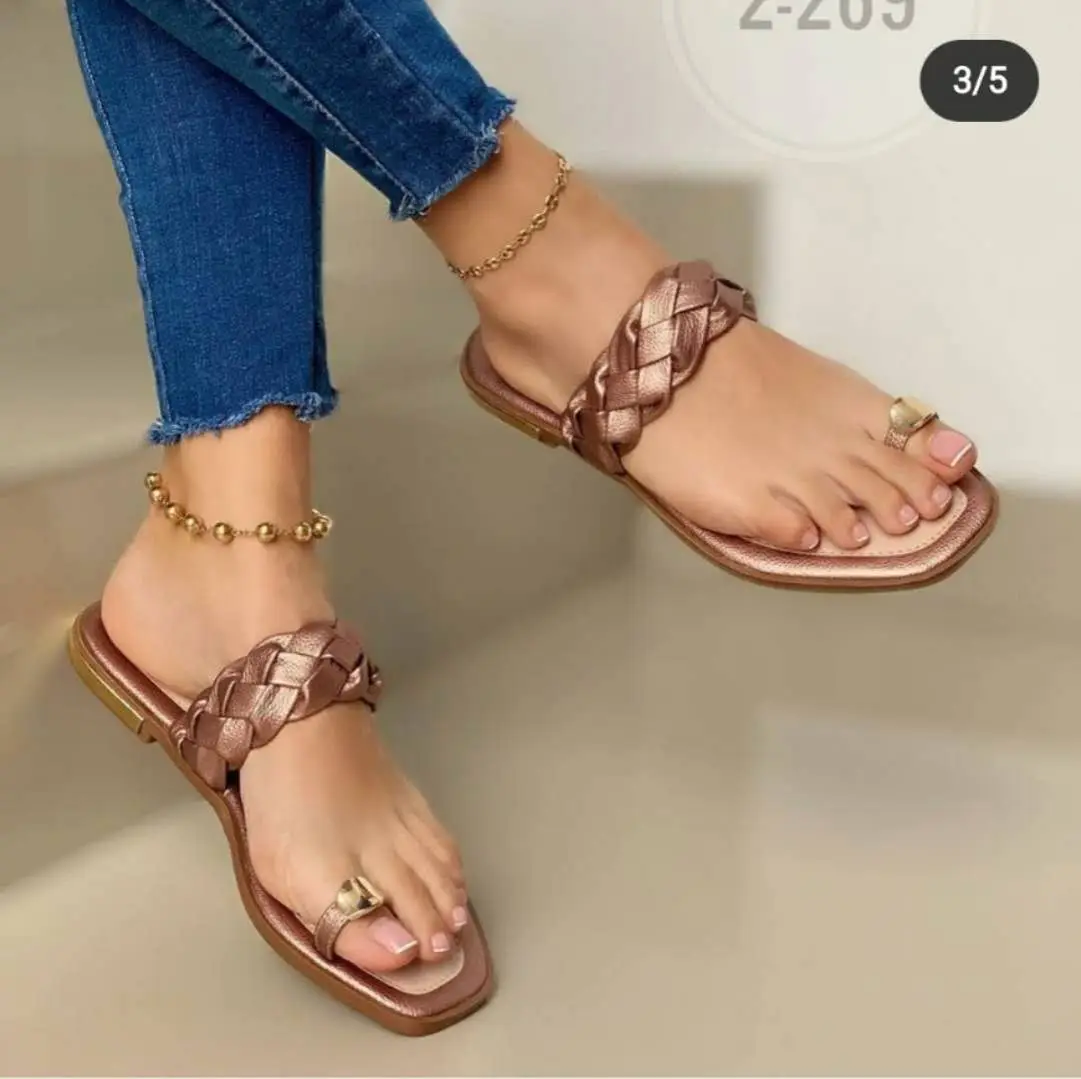 New Pvc Nice Girl Plastic Jelly Shoes  Flat Woman Summer Sandal Slipper