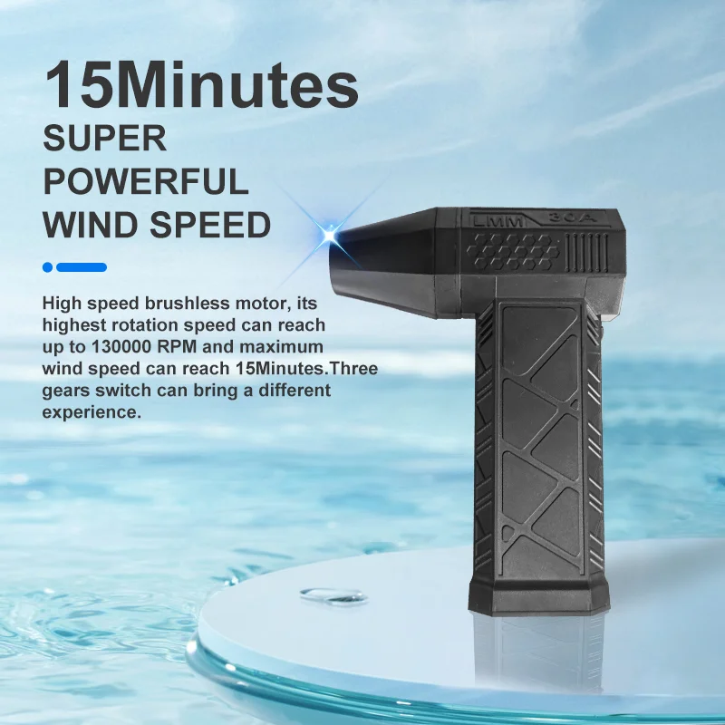 New Portable Mini Electric Turbo Fan Outdoor Small Jet Blower 130000Rpm Violent Turbo Fan For Car