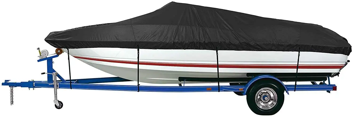 High Density Poly Oxford Fabric Coated Tarps Pvc Plastic Waterproof Boat Cover