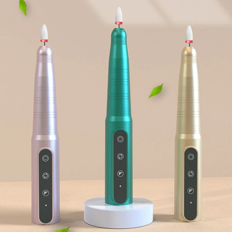 USB Electric Portable Lightweight Handpiece Manicure Pedicure Professional Automatic Nail Polisher