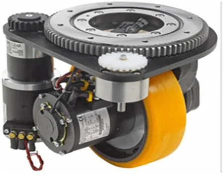 Plutools 1500W 24V/48V Efficient Steering Forklift Accessories Logistics Load AC Motor AGV Driving Wheel Automated