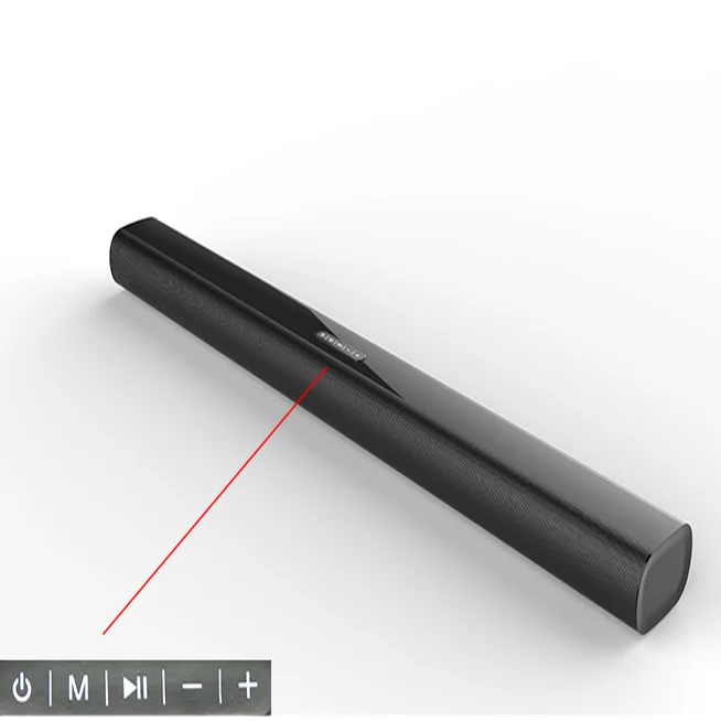 Sound Bar  Amoi Brand soundbar New Wireless 2.1 60W blue tooth soundbar