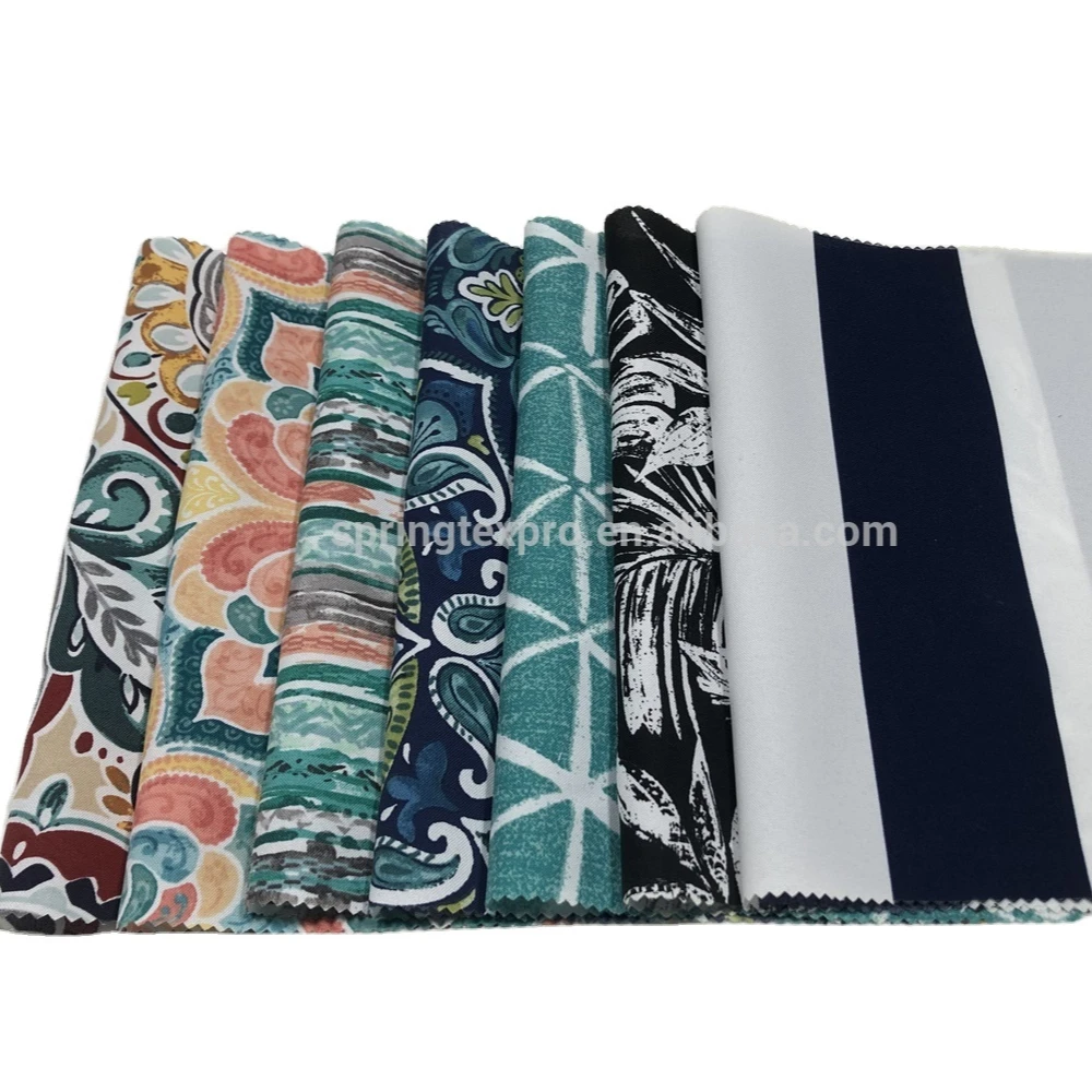 OEKOTEX  100% polyester 300D 600D outdoor and indoor furniture fabric for cushions