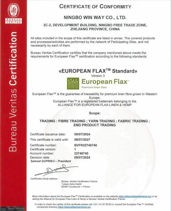 TOP  linen/ /fancy/yarn European flax raw materials semi bleached natural fiber