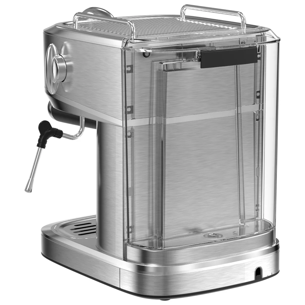 Tenfly Espresso Coffee Maker Factory Custom, Semi-automatic Italy Coffee Machine, Stainless Steel Home Espresso Machine
