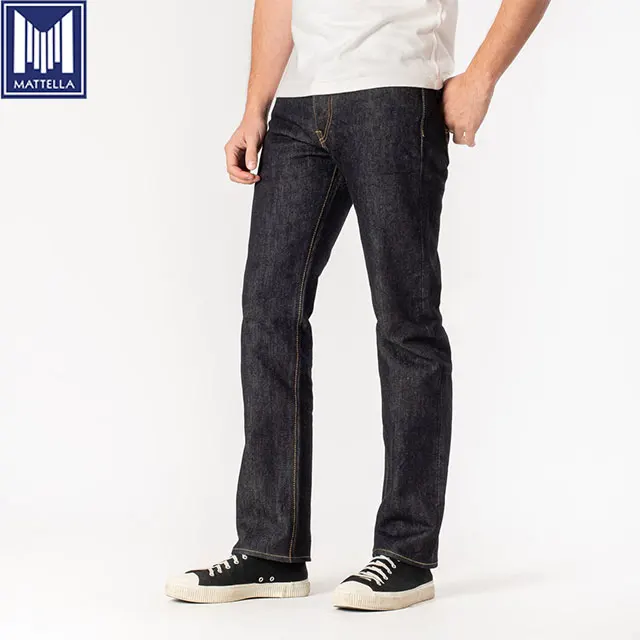 men cheap denim jeans with high quality japanese raw denim fabric wholesale price China OEM factory