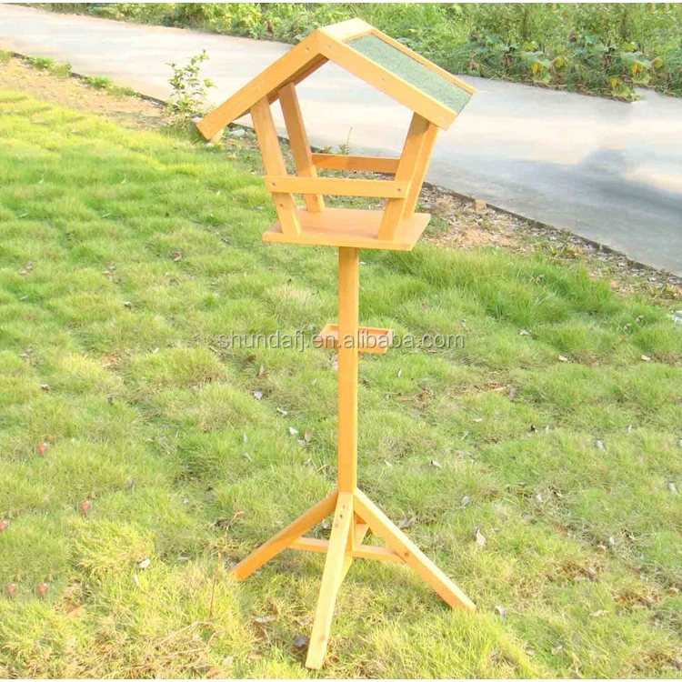 SDBF01 Large Wooden Bird Cage Bird House Bird Feeder