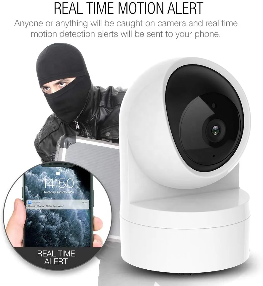 OEM Manufacturing 1080P PTZ Wifi IP Camera HD IR Night Vision Message Alarm Push Home Security Wireless Cameras