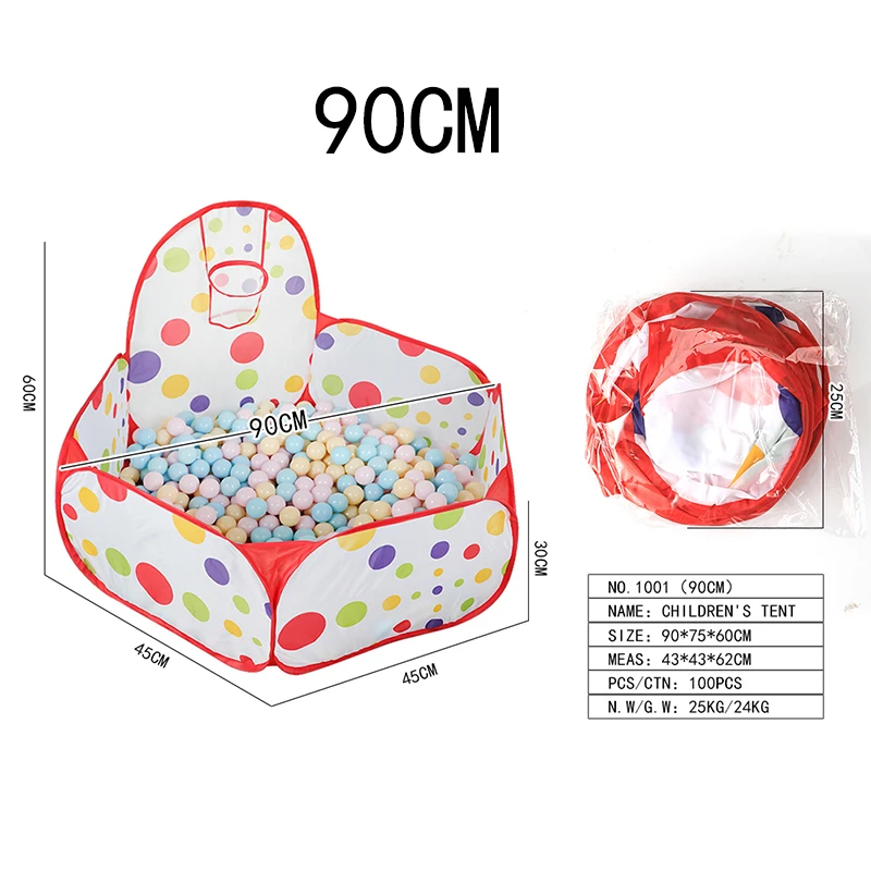 Wholesale Manufacturer Customized Kids indoor Play Tent Quick Folding Portable Easy Fold Children Tent With Balls toy tent
