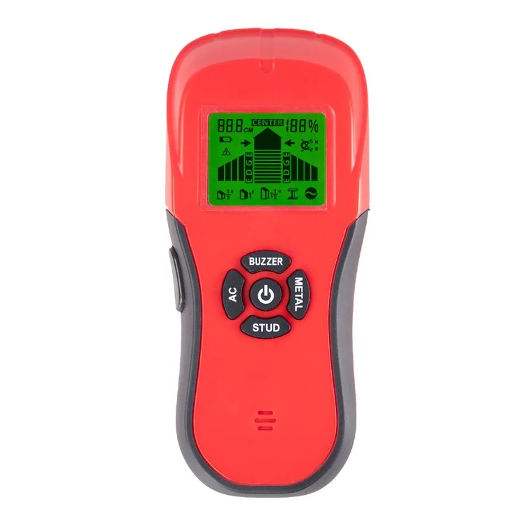 NEW 6 In 1 LCD Screen Wall Stud Scanner Detector for Stud Wood Beam, Metal, AC Line Wire, Stud Center Finder