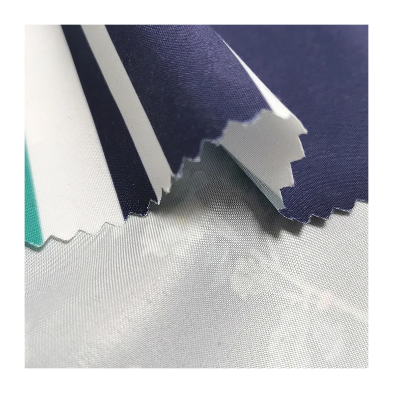 75D Printed Recycled Peach Skin Fabric 100% RPET Printing Fabric For Clothing