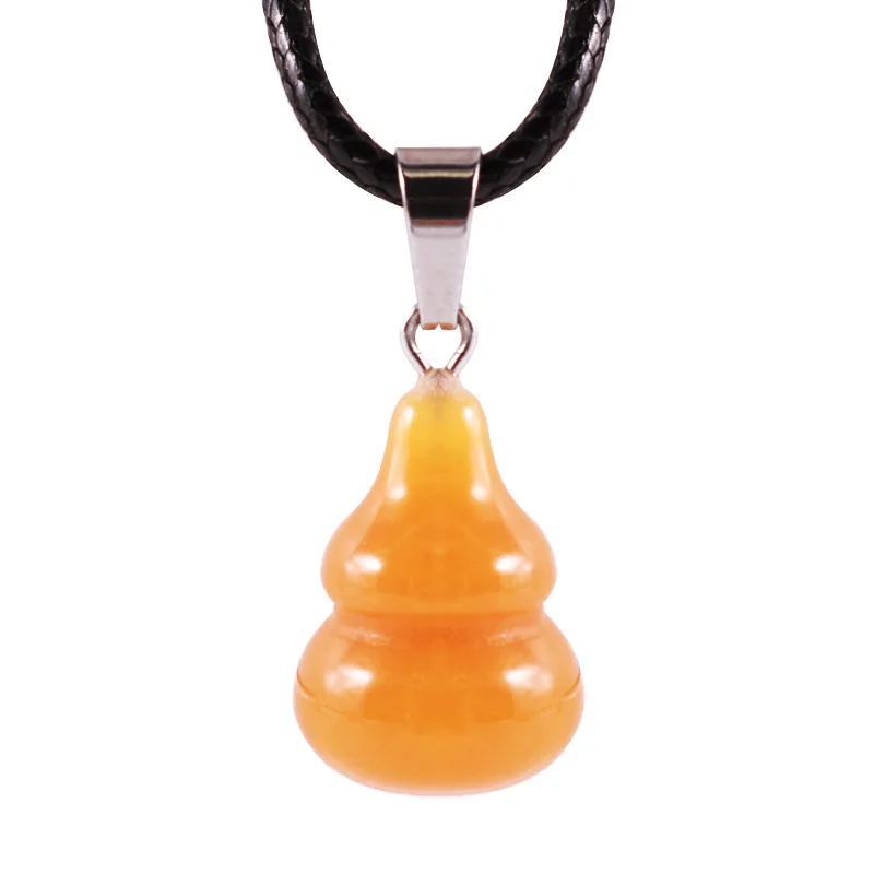 Заводской поставщик натуральный Нефритовый камень подвески в виде тыквы разноцветный на удачу подвеска для изготовления ювелирных изделий